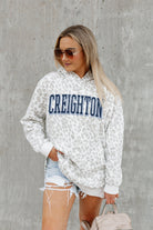 CREIGHTON BLUEJAYS OVERSIZED SIDE-SLIT HOODED PULLOVER