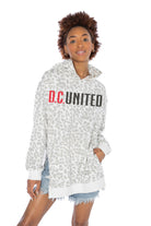 DC UNITED TOUCHLINE OVERSIZED SIDE-SLIT HOODED PULLOVER