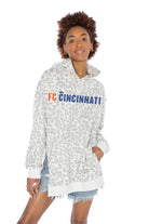 FC CINCINNATI TOUCHLINE OVERSIZED SIDE-SLIT HOODED PULLOVER