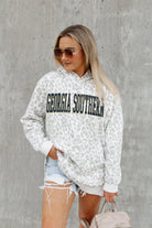 GEORGIA SOUTHERN EAGLES OVERSIZED SIDE-SLIT HOODED PULLOVER