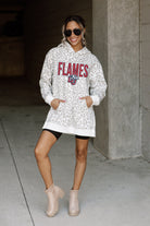 LIBERTY FLAMES FIERCE FAN SIDE SPLIT LEOPARD HOODIE