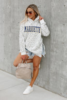 MARQUETTE GOLDEN EAGLES OVERSIZED SIDE-SLIT HOODED PULLOVER