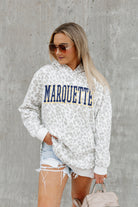 MARQUETTE GOLDEN EAGLES OVERSIZED SIDE-SLIT HOODED PULLOVER