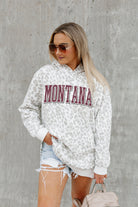 MONTANA GRIZZLIES OVERSIZED SIDE-SLIT HOODED PULLOVER