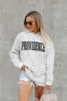 PROVIDENCE FRIARS OVERSIZED SIDE-SLIT HOODED PULLOVER