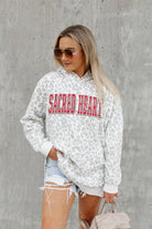 SACRED HEART PIONEERS OVERSIZED SIDE-SLIT HOODED PULLOVER