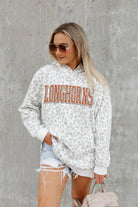 TEXAS LONGHORNS OVERSIZED SIDE-SLIT HOODED PULLOVER