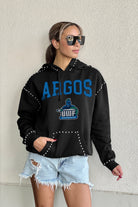 WEST FLORIDA ARGONAUTS BELLE OF THE BALL STUDDED DETAIL FLEECE FRONT POCKET HOODIE