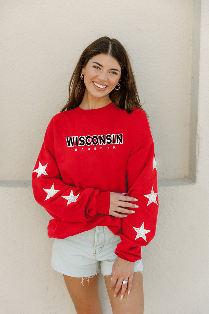 Wisconsin badger hotsell crew neck sweatshirts