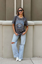 BYU COUGARS SWITCH IT UP ACID WASH BOYFRIEND TEE