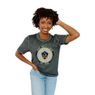 LOS ANGELES GALAXY CALL OF THE WILD ACID WASH BOYFRIEND TEE