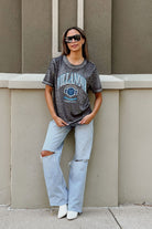 VILLANOVA WILDCATS SWITCH IT UP ACID WASH BOYFRIEND TEE