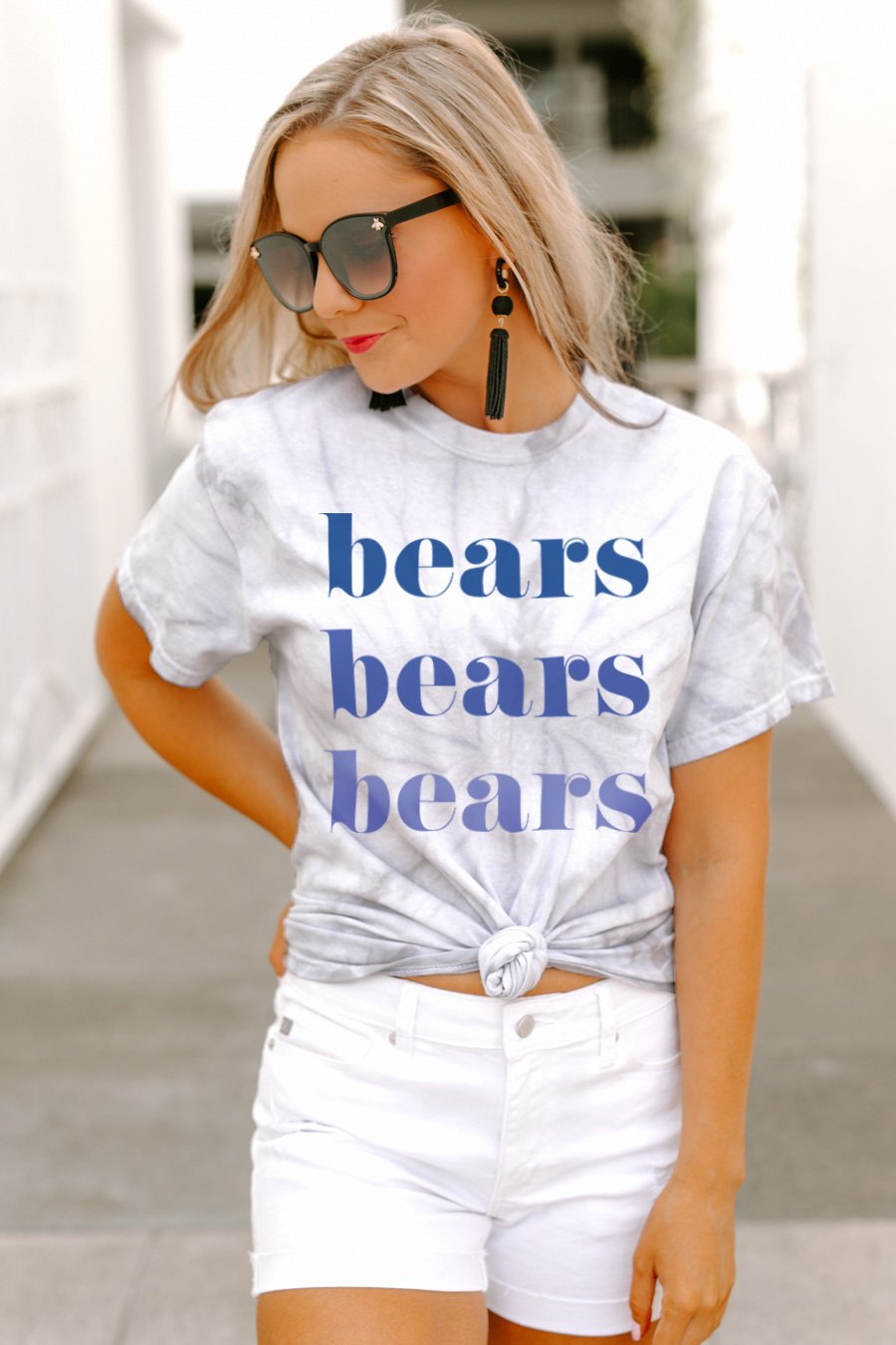 The "Bears"  Watercolor Spin-Dye Top - Shop The Soho