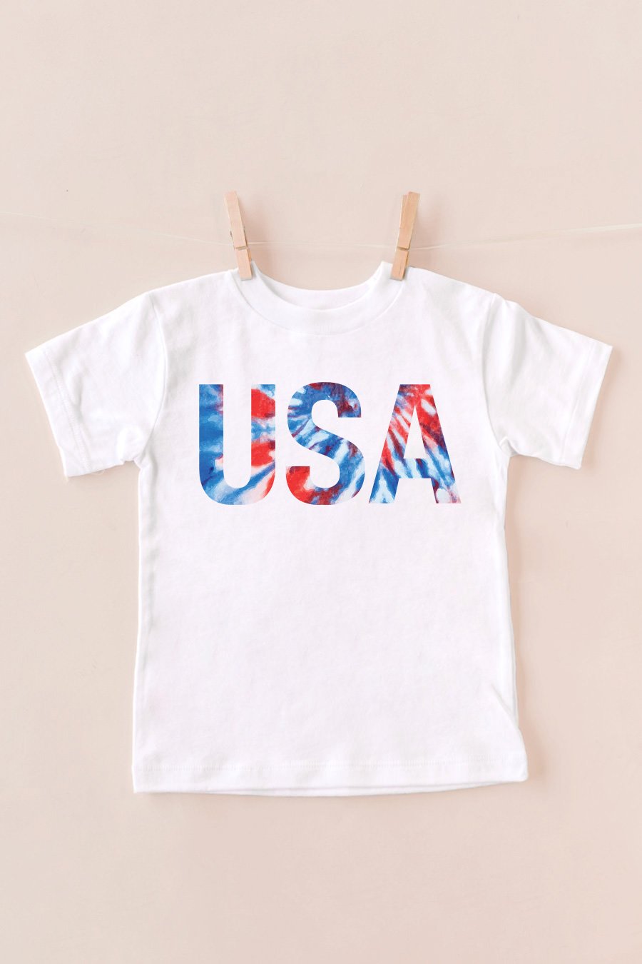 The "Usa" Kids Tie Dye Tee - Shop The Soho