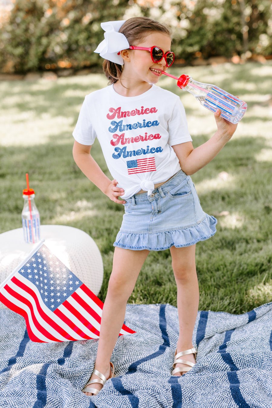 The "Proud To Be An American" Kids Tee - Shop The Soho