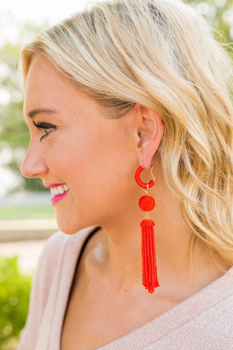 The "Buzzworthy" Beaded Earrings - Shop The Soho