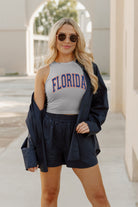 FLORIDA GATORS WELL PLAYED ESSENTIAL RIBBED CROP TANK BY MADI PREWETT