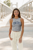 PENN STATE NITTANY LIONS WELL PLAYED ESSENTIAL RIBBED CROP TANK BY MADI PREWETT