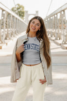 PENN STATE NITTANY LIONS WELL PLAYED ESSENTIAL RIBBED CROP TANK BY MADI PREWETT