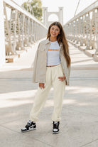 TENNESSEE VOLUNTEERS WEEKEND GOALS ESSENTIAL RIBBED CROP TANK BY MADI PREWETT TROUTT