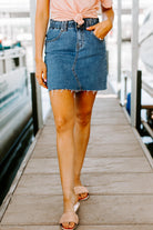 The "Sweet As You" Denim Skirt - Shop The Soho