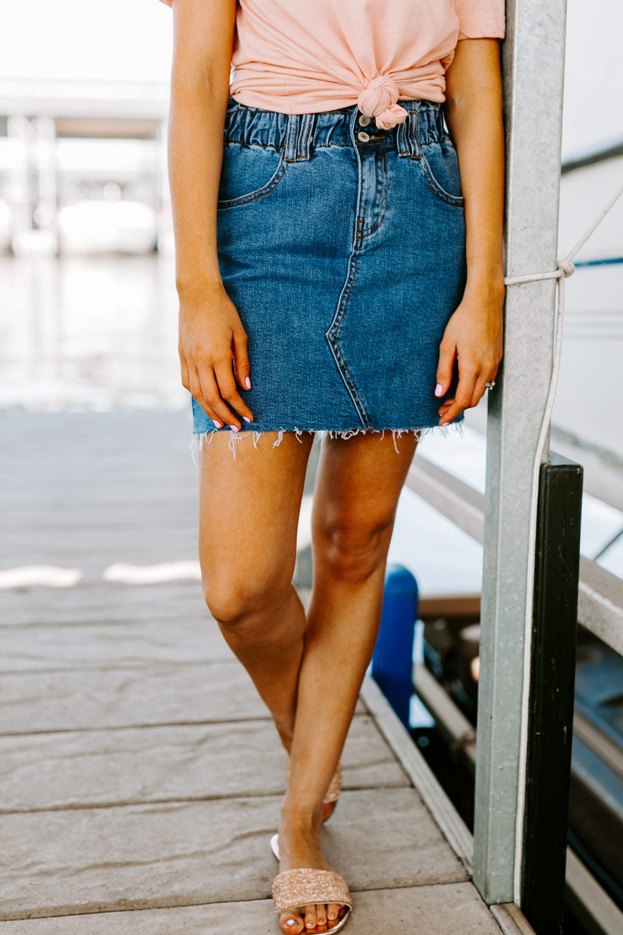 The "Sweet As You" Denim Skirt - Shop The Soho